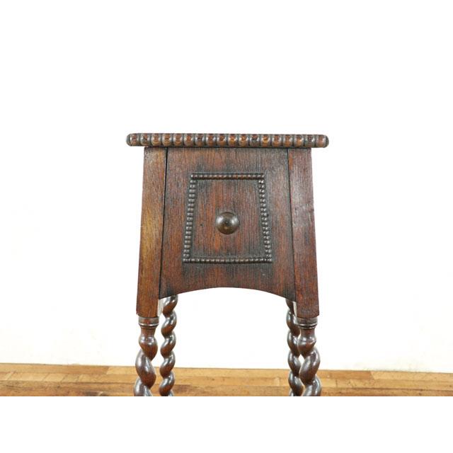 アンティーク プランツスタンド 花台 ツイストレッグ 小ぶりなサイズ