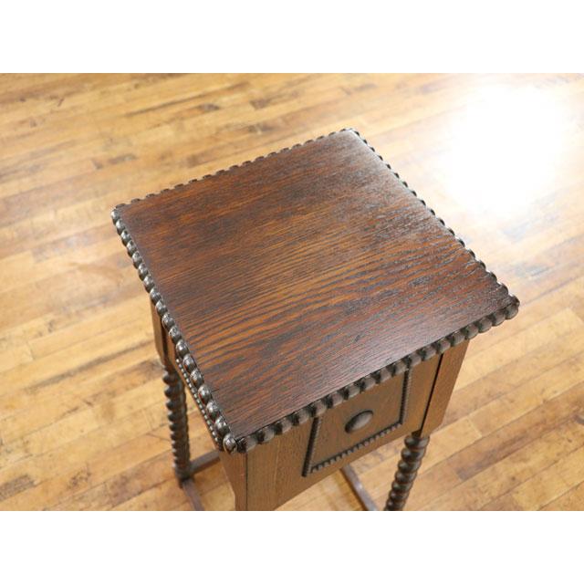 アンティーク プランツスタンド 花台 ツイストレッグ 小ぶりなサイズ