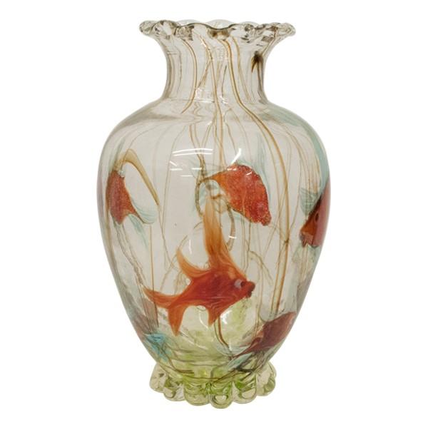 ヴェネチアングラス　花瓶　ラグーナ・ムラノガラス　1952年製｜antiquesjikoh｜03