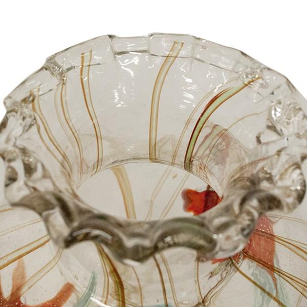 ヴェネチアングラス 花瓶 ラグーナ・ムラノガラス 1952年製