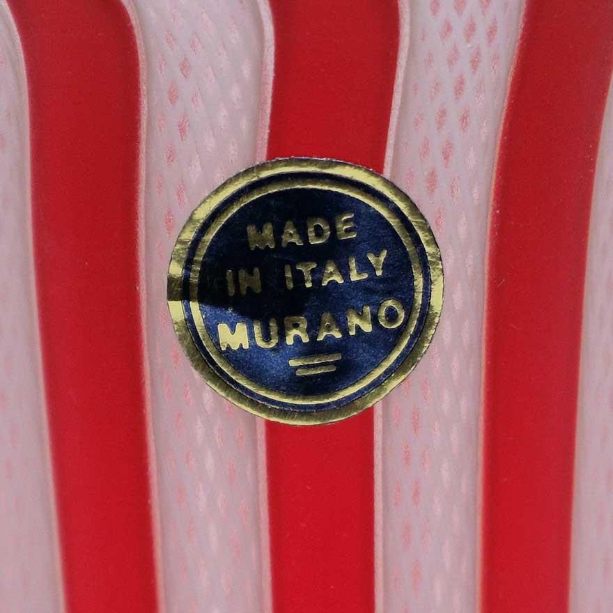 ヴェネチアンガラス・ベネチアングラス ムラノ カップ レッド