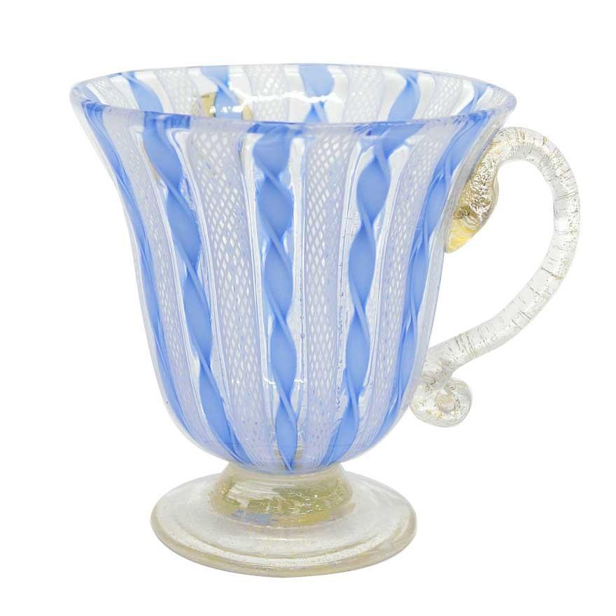 ヴェネチアンガラス・ベネチアングラス ムラノ カップ&ソーサー