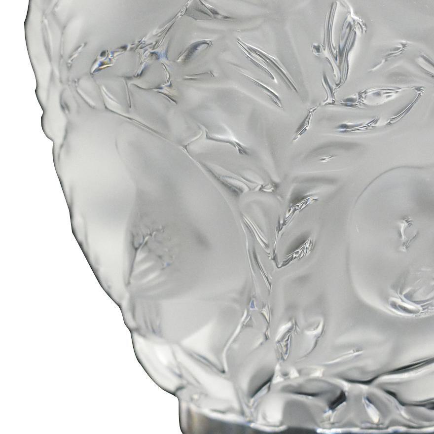 【美品】ラリック LALIQUE フラワーベース バガテル 花瓶 ルネ ラリック LALIQUE バガテル フラワーベース 花瓶 ガラス