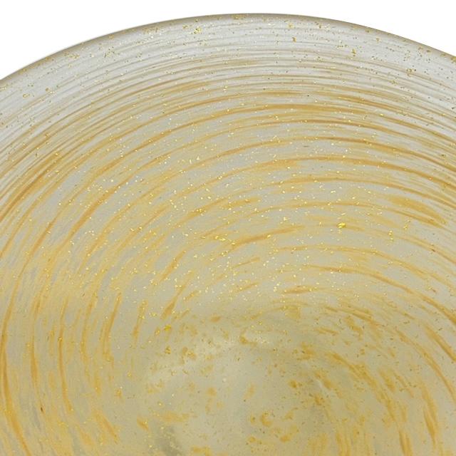 イ977 茶碗『上野良樹』『ガラス　硝子義山　紫蘭　平茶碗　共箱』抹茶碗　茶道具 イ977 茶碗『上野良樹』『ガラス 硝子義山 紫蘭 平茶碗 共箱