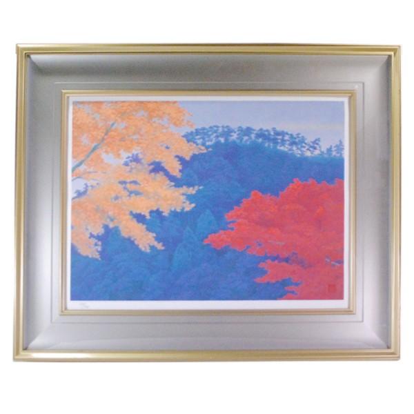 東山魁夷　秋彩（新復刻画）　リトグラフ | 