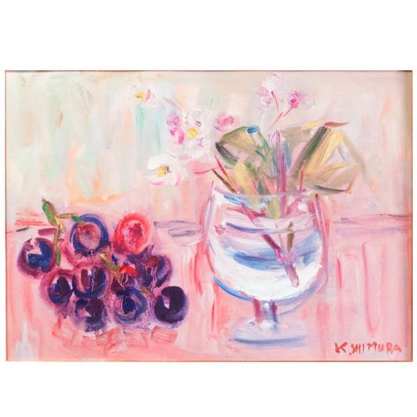 志村一男 「静物」 油彩 4号 絵画 : アンティーク慈光 - 通販