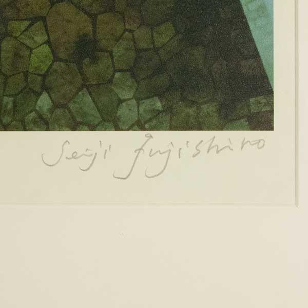 【最終値下げ】美品 藤城清治「日本の愛唱歌 4月 荒城の月」レフグラフ サイン入 最終値下げ】美品 藤城清治「日本の愛唱歌 4月 荒城の月
