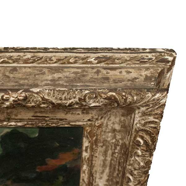 溝口稠 「湖畔秋色」 油彩4号 大正昭和アナキスト前衛画家