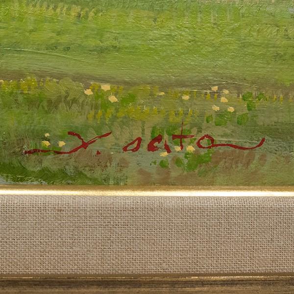 佐藤祐治 「高原 八ヶ岳」 油彩 6号 : アンティーク慈光 - 通販