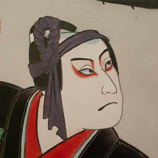 鳥居忠雅 掛軸 「役者絵」 歌舞伎 : アンティーク慈光 - 通販 - Yahoo