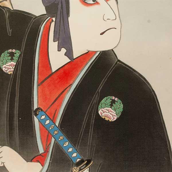 鳥居忠雅 掛軸 「役者絵」 歌舞伎 : アンティーク慈光 - 通販 - Yahoo