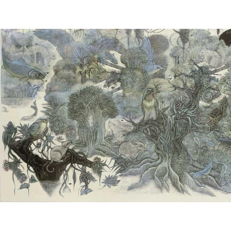 小林敬生 木口木版画 「星の時間ーそして朝」 1/20部 p-108 小林敬生 木口木版画 「星の時間ーそして朝」 1/20部 p-108