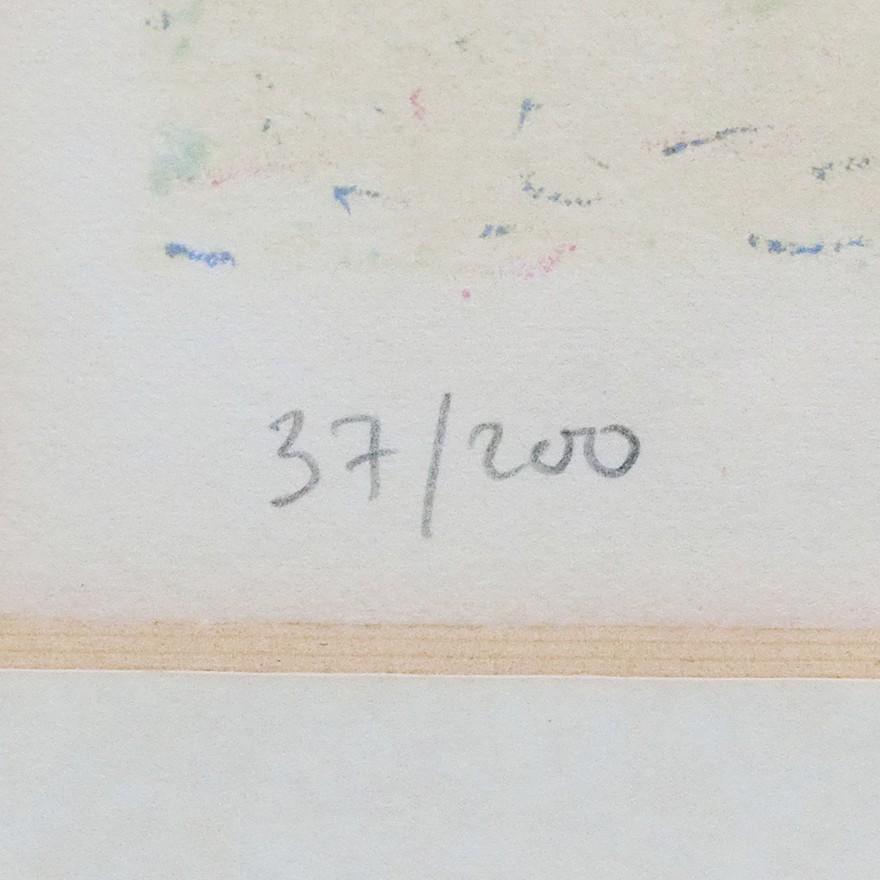 ジャンピエール カシニョール　「三本の傘」　リトグラフ版画　37/200　p-112 |  | 02