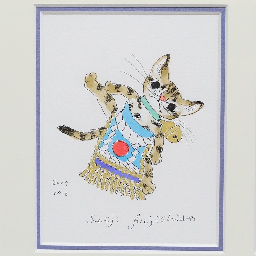 村島酉一 真作 肉筆画 絹本色紙画 【公式通販】