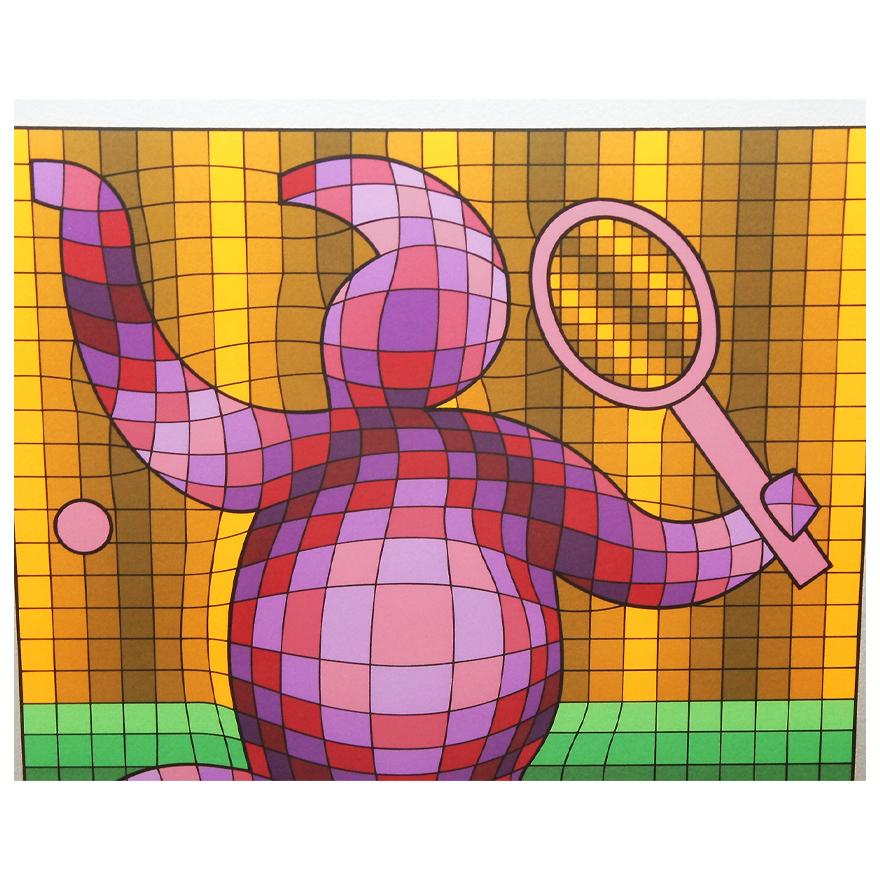 ヴィクトル・ヴァザルリ Victor Vasarely ザ・テニス・プレイヤー