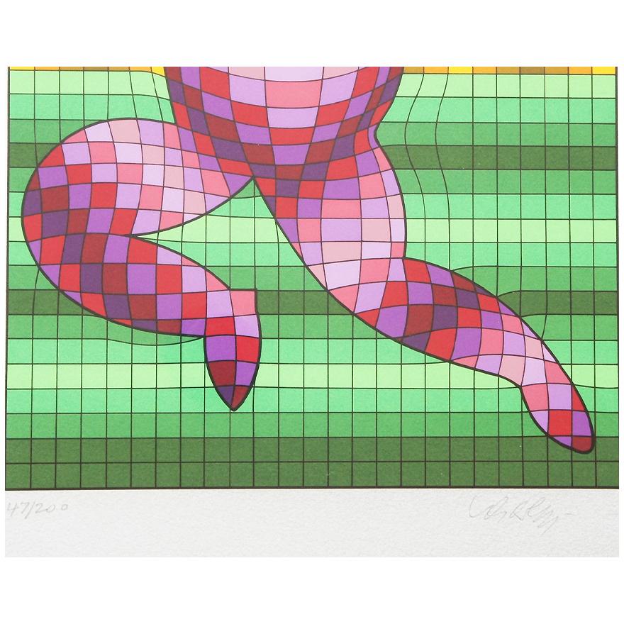 ヴィクトル ヴァザルリ シルクスクリーン Yahoo!オークション - ヴィクトル・ヴァザルリ Victor Vasarely シルク