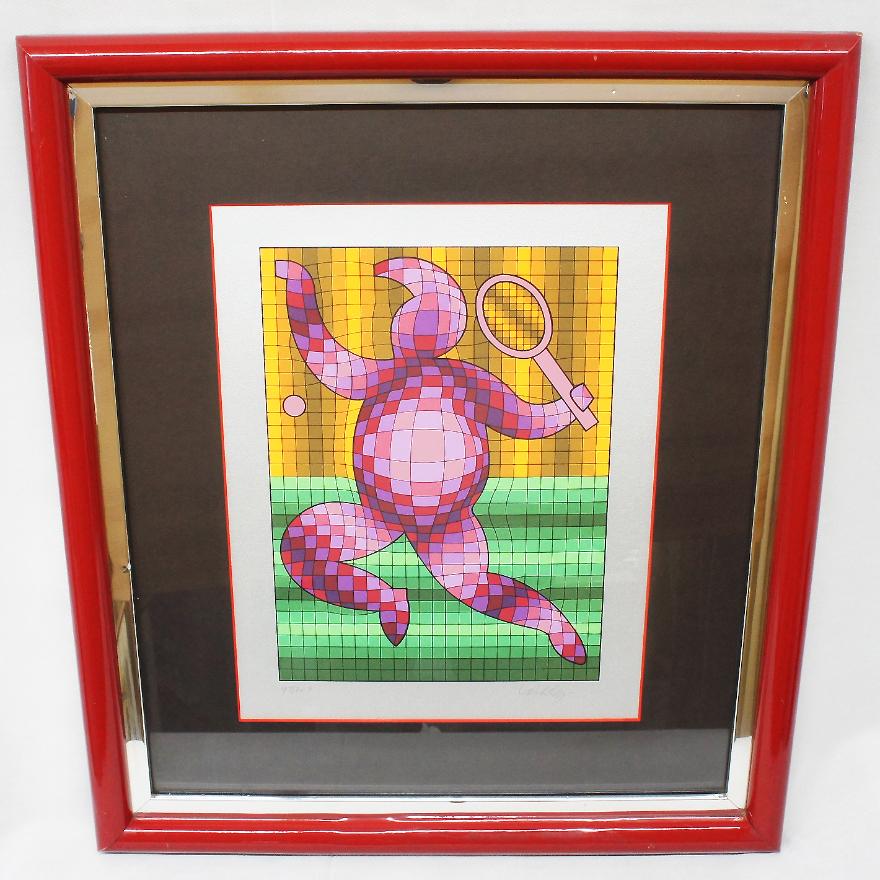 ヴィクトル・ヴァザルリ Victor Vasarely ザ・テニス・プレイヤー
