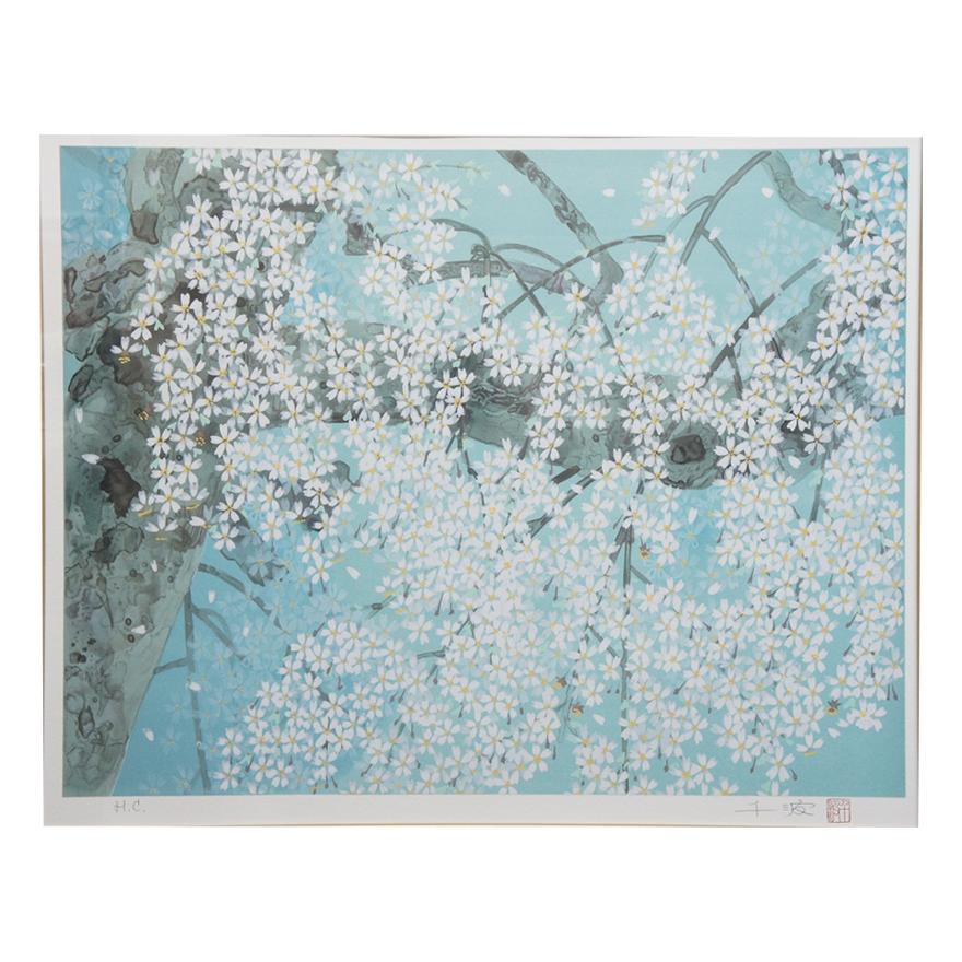 中島千波 【三宝院の桜花「雪月花」より「花」】 HC 限定280部