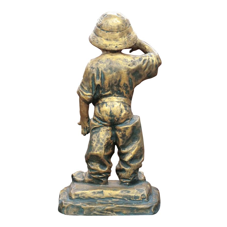 北村西望 「将軍の孫」 ブロンズ 高さ50cm s-070 : アンティーク慈光