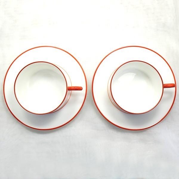 大倉陶園 オールド大倉 デミタス カップ＆ソーサー マロン印 (2