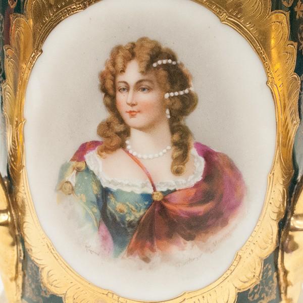 アンティーク　ロイヤルヴィエナ　肖像画　フラワーベース |  | 03