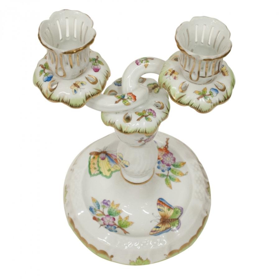 ヘレンド　ヴィクトリアブーケ キャンドルスタンド | ヘレンド | 02