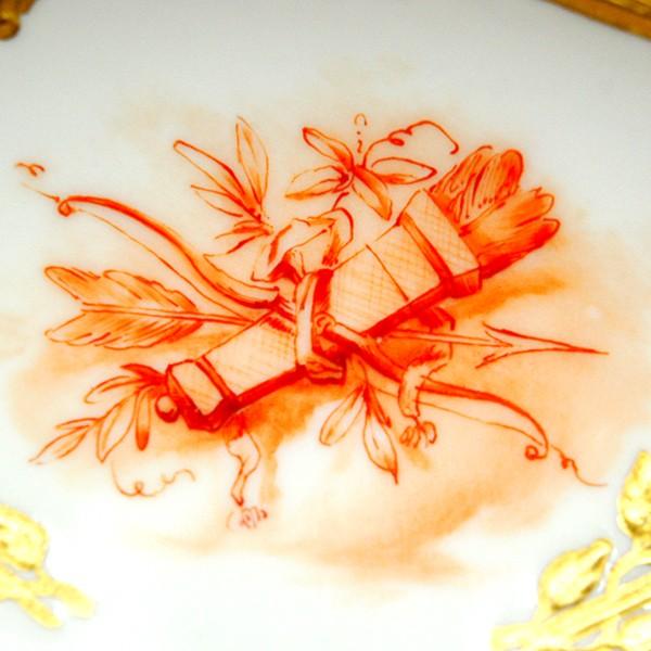 KPM ベルリン王立磁器製陶所 金彩カップ＆ソーサー : アンティーク慈光