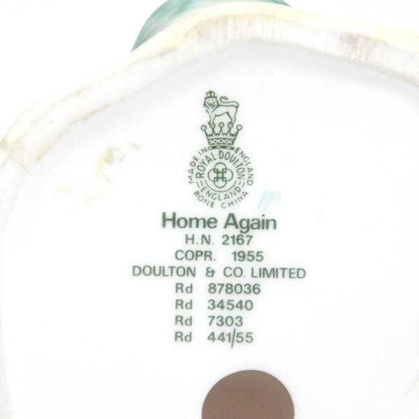 Royal Doulton ロイヤルドルトン フィギュリン 「Home Again」 英国製