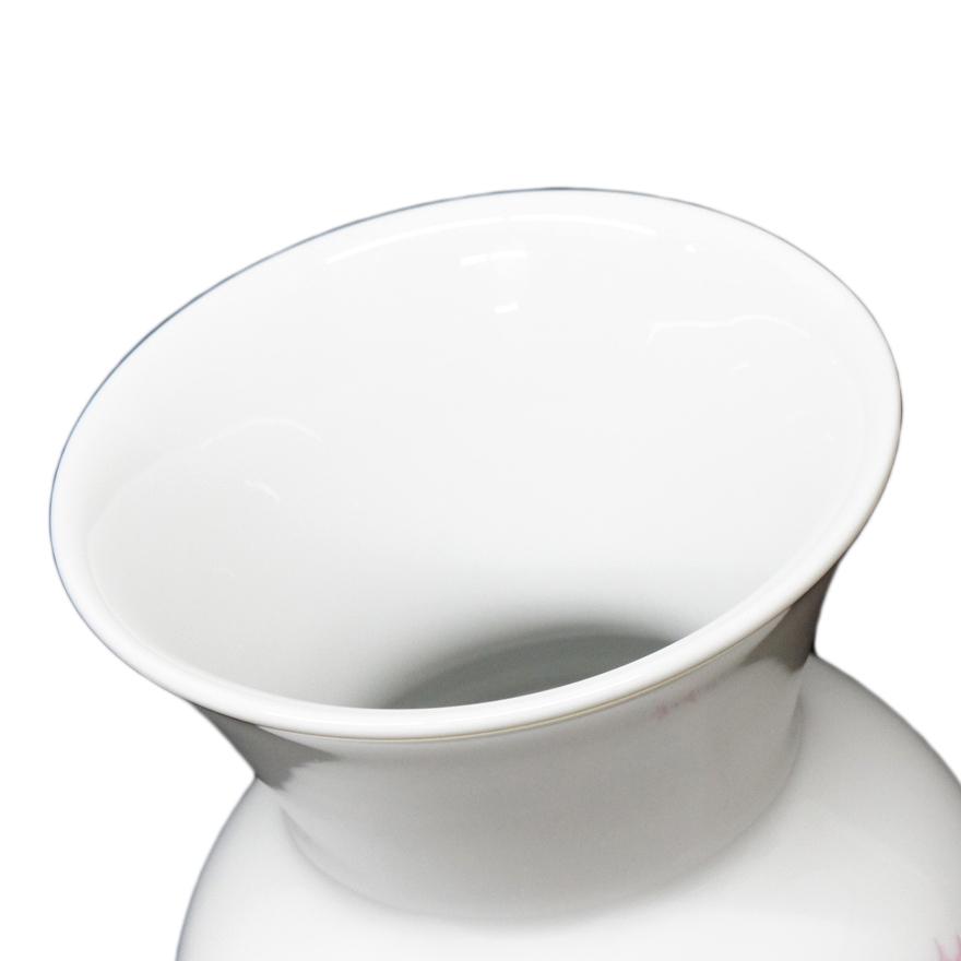 マイセン Meissen 広口花瓶 フラワーベース 五つ花 (裏に小花柄二つ