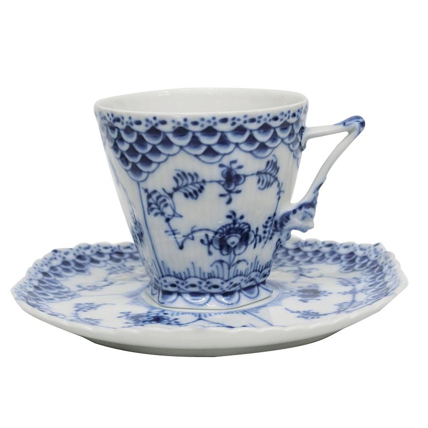   フルレースソーサー ロイヤルコペンハーゲン ブルー フルーテッド フルレース カップ