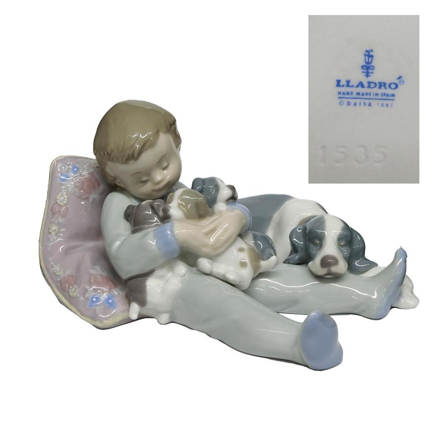 リヤドロ（lladro）「みんなおねんね」1535 フィギュリン t-145