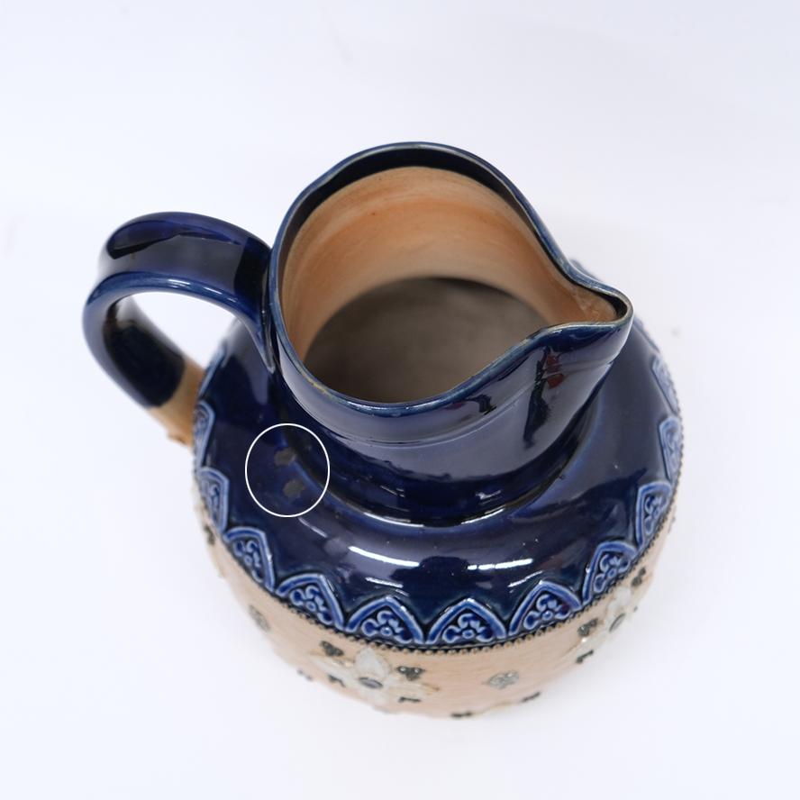 Royal Doulton ロイヤルドルトン ランベス窯 蓋付ピッチャー t-186