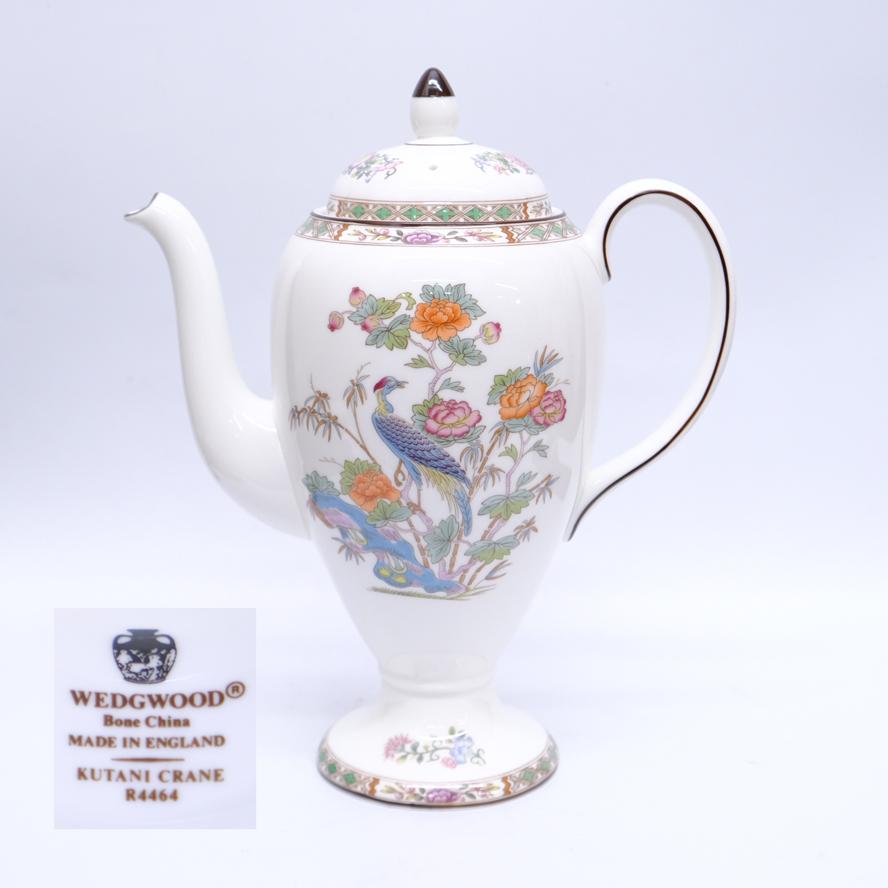 ウエッジウッド クタニクレーン WEDGWOOD KUTANI CRANE コーヒーポット ラージサイズ　t-199 | 
