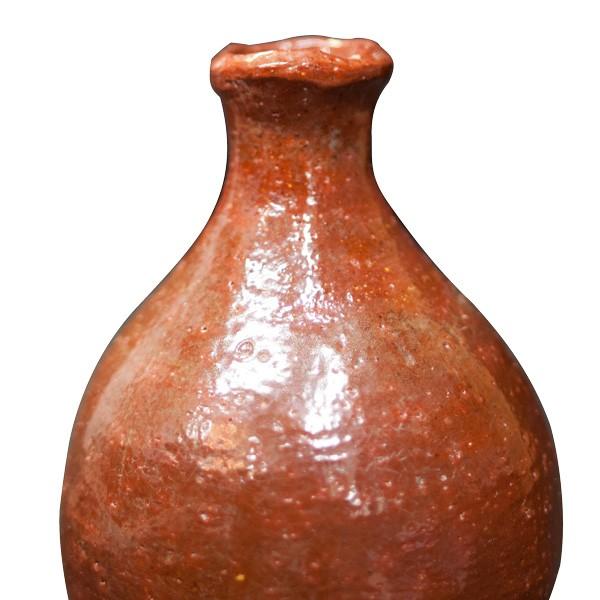 本阿弥光隆　赤　徳利　本阿弥窯 |  | 01