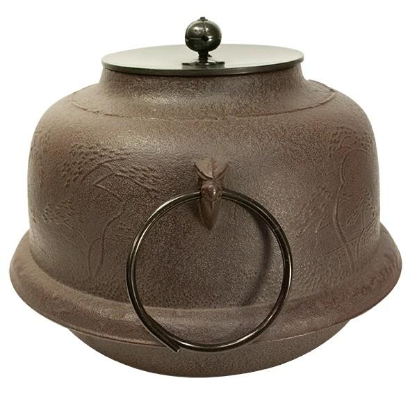 高橋敬典　真形羽釜　浜松地紋　茶釜　茶道具　 |  | 02