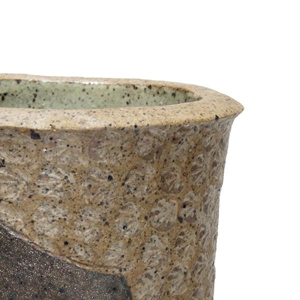 益子焼 大宮司道子作 花器 : アンティーク慈光 - 通販 - Yahoo