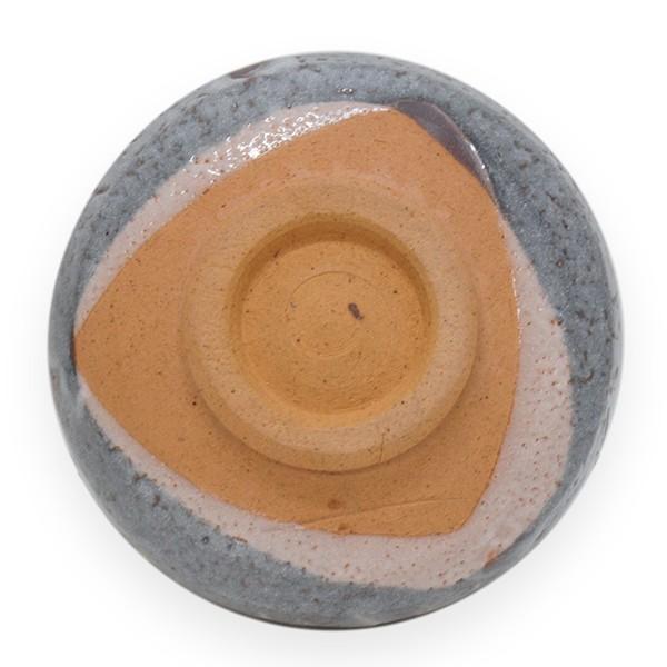 鼠志野茶碗 小三郎造 桔梗屋窯 銘 時雨 書付 橋本紹尚 : アンティーク