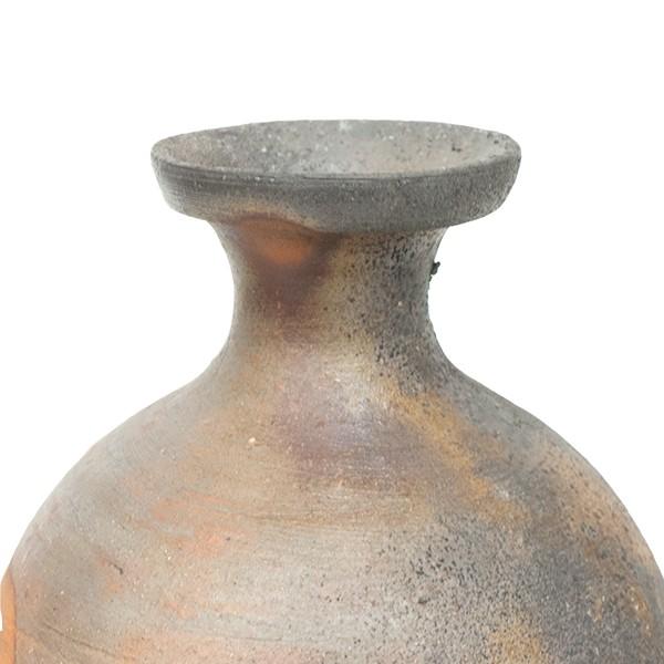 正宗悟/正宗杜康 備前焼 窯変大徳利 酒器 共箱 : アンティーク