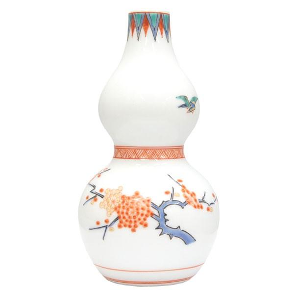 楽天市場】酒井田柿右衛門（十三代） 「錦 菊鳥文 花瓶」 共