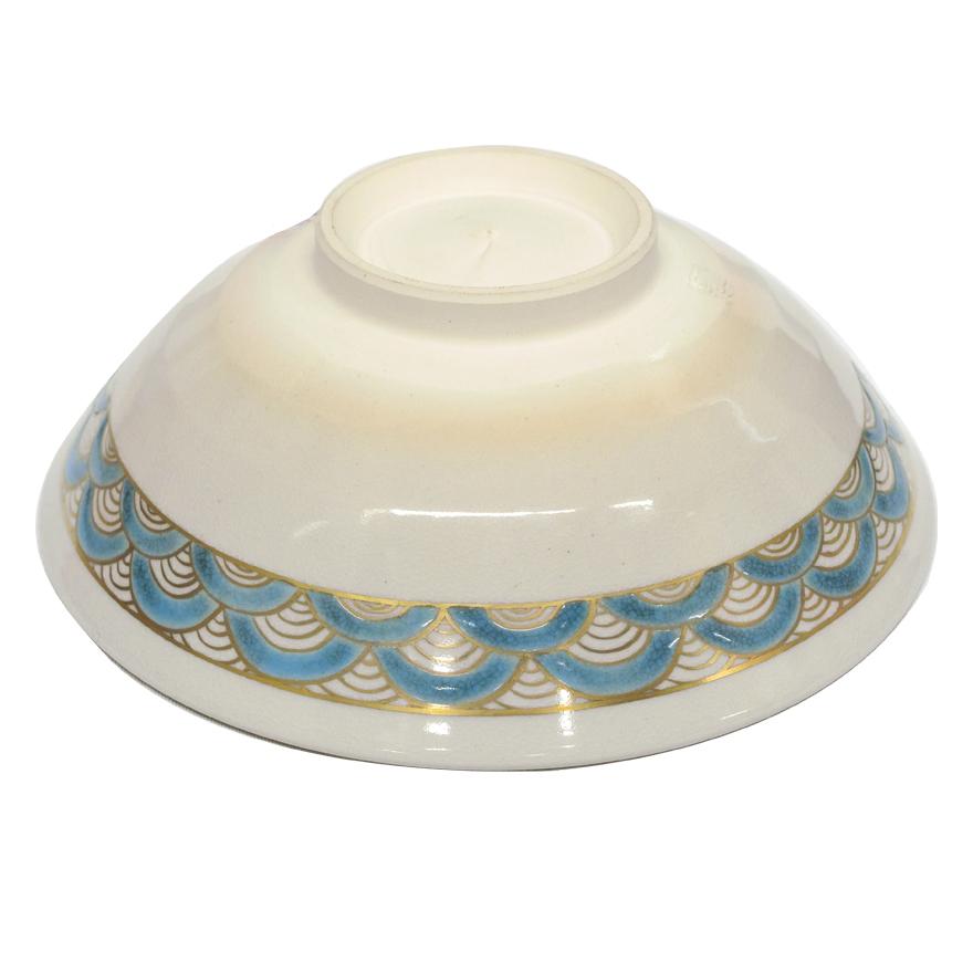 平安 桐凰造 仁清写青波文 茶碗 　茶道具　共箱　y-268 |  | 05