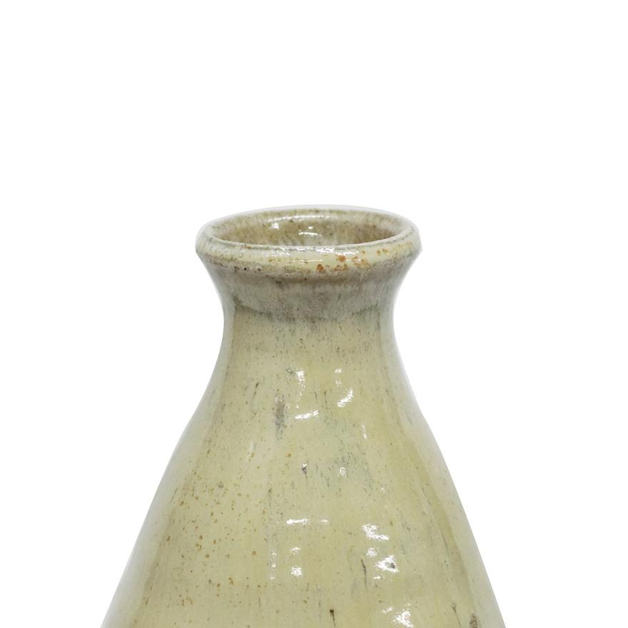 井上東也造 鏡山窯 唐津 花入 花瓶 花器 共箱 y-275 : アンティーク