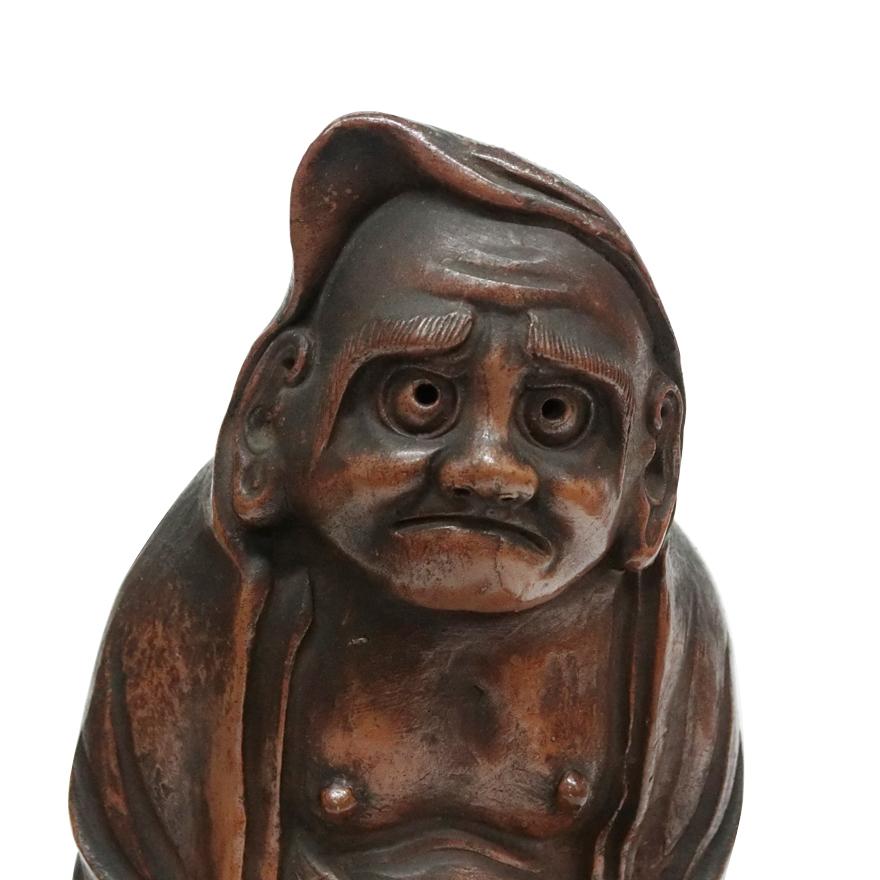 備前焼 達磨 座像 置物 y-296 : アンティーク慈光 - 通販 - Yahoo