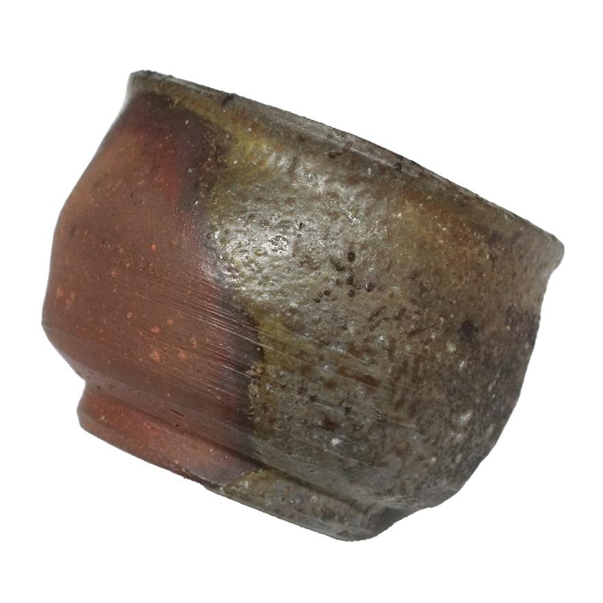小西陶蔵　備前　ぐい呑　酒器　共箱　y-341 【巻物】