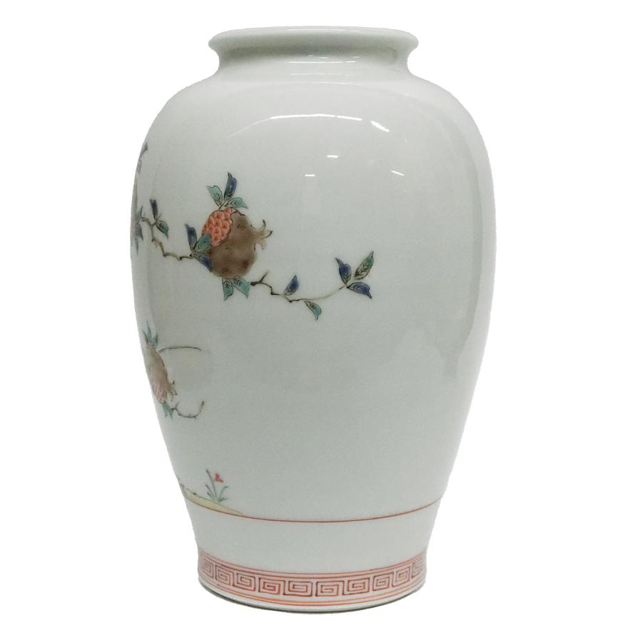 【 インド 19世紀花瓶 】　高さ56ｃｍ　八彩唐花尽し　コレクター放出 アンティークバカラ【Antique Baccarat】ジャポニスムの花瓶 – Antique