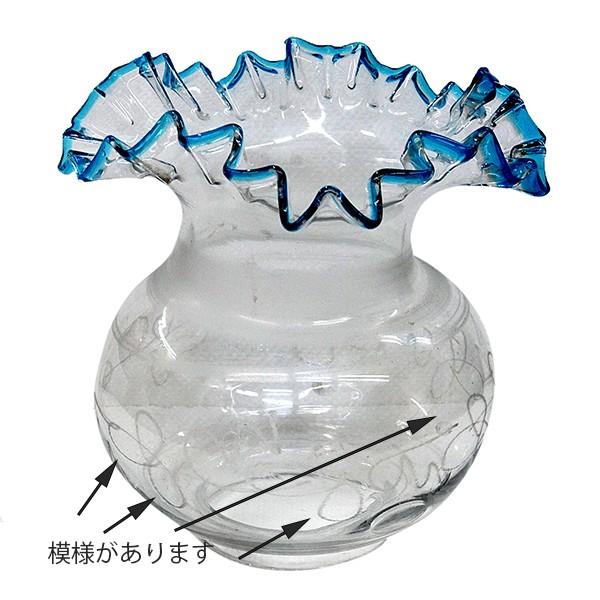 大正ロマン オイルランプ 千段巻笠 (フリルシェード) 日本製