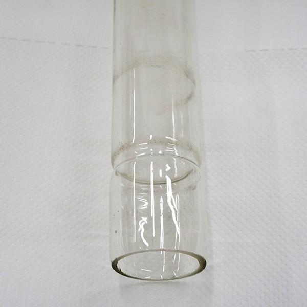 大正ロマン オイルランプ 千段巻笠 (フリルシェード) 日本製