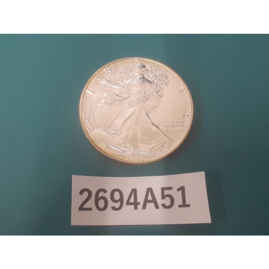 銀貨 銀 アメリカ リバティ 1ドル銀貨 1986年 純銀 31.4g 1oz 貨幣