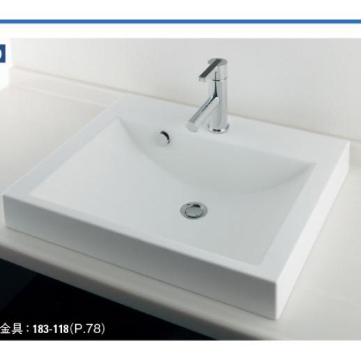 トイレ Diy 工具角型洗面器 493 072 カクダイ 洗面 手洗い器 蛇口無し