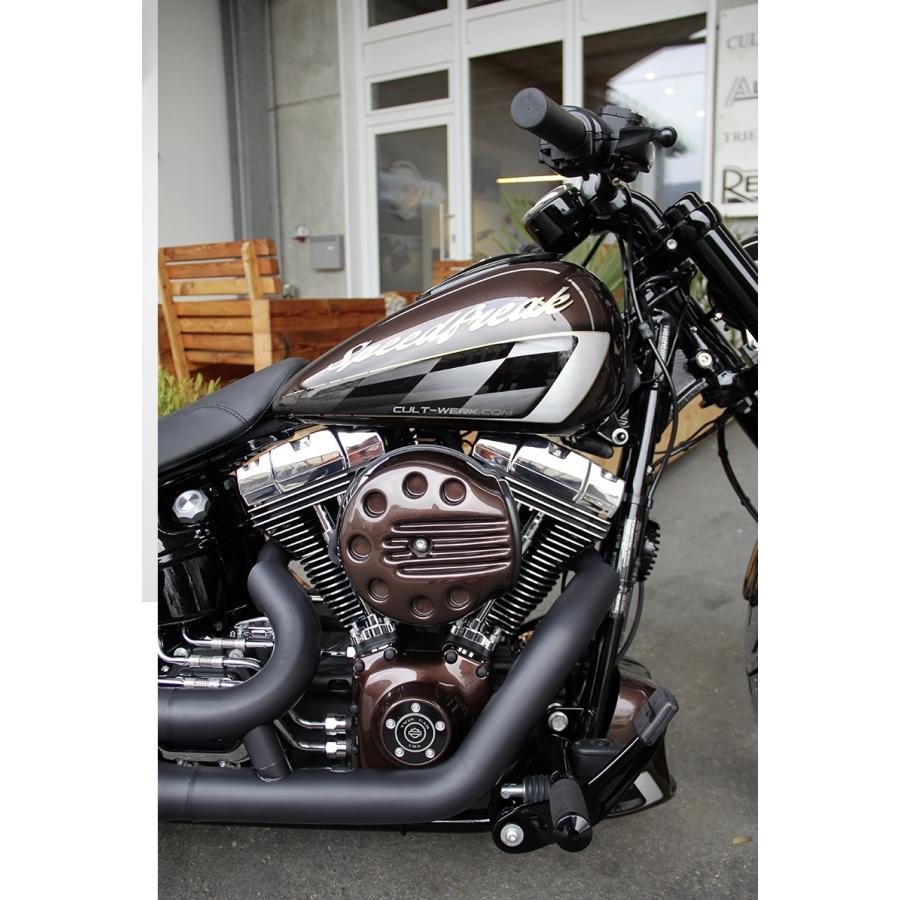 CULTWERK BREAKOUT AIR FILTER COVER ・HDBRO006 2014 2017 ブレイクアウト用 エアクリーナーカバー 無塗装 HD ハーレー