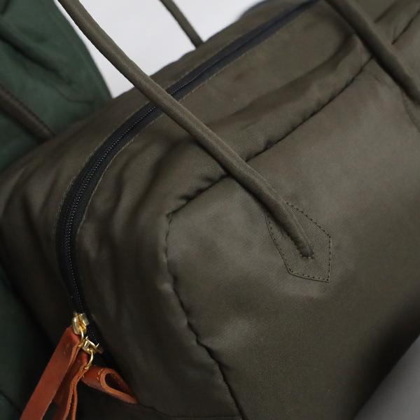 最終SALE 軽量 Mサイズ 四角スクエア ボストン バッグ クッション